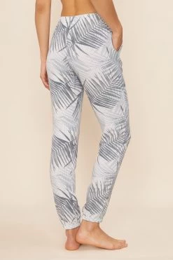 Loungehose Im Palmenprint Mit Kontrastdetail In Pastell-Gelb Mix Und MatchBaumwolle/Elasthan 8 Loungehose Im Palmenprint Mit Kontrastdetail In Pastell-Gelb Mix Und MatchBaumwolle/Elasthan -Pyjamas Für Zuhause 1222071 11436 8