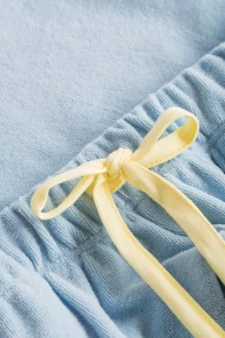 Frottee Bermuda In Pastellblau Baumwolle/Polyester 10 Frottee Bermuda In Pastellblau Baumwolle/Polyester -Pyjamas Für Zuhause 1222074 11828 10