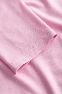 Nachthemd In Rosa Uni V-Ausschnitt Viskose/Elasthan -Pyjamas Für Zuhause 1222101 10025 5