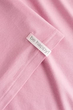 Pyjamashirt In Rosa Uni V-Ausschnitt Mix & Match Viskose/Elasthan -Pyjamas Für Zuhause 1222111 10025 6