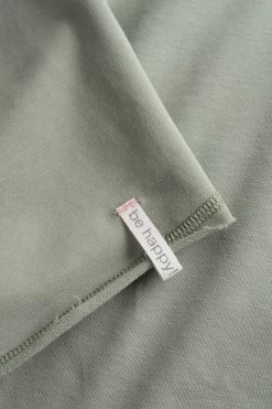 Sweatshirt Mit Ziernähten Grün Uni Mix & Match Baumwolle/Elasthan -Pyjamas Für Zuhause 1222114 11575 6