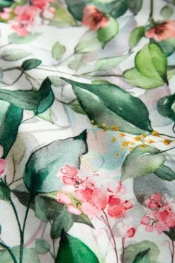 7/8-Hose Im Frischen Blumendruck Grün-Rosa Mix & Match Baumwolle-Elasthan -Pyjamas Für Zuhause 1222120 16403 6