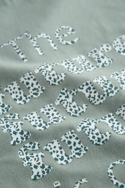 T-Shirt Mit Schriftzug "The Future Is Ours!" Uni Mix & Match 100% Baumwolle -Pyjamas Für Zuhause 1222141 11575 5