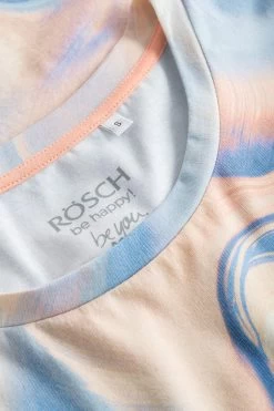 Nachthemd Im Grafischen Druck Pastellfarben A-Linie Baumwolle/Elasthan -Pyjamas Für Zuhause 1222150 16341 4