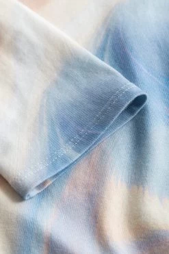 Nachthemd Im Grafischen Druck Pastellfarben A-Linie Baumwolle/Elasthan -Pyjamas Für Zuhause 1222150 16341 5