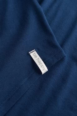 Pyjamashirt Mit Schriftzug "make Your Dreams Happen" Blau Viskose/Elasthan -Pyjamas Für Zuhause 1222161 11714 6