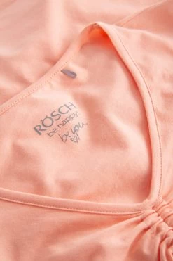 Langarmshirt Mit Moderner Raffung Apricot Mix & Match Baumwolle/Elasthan -Pyjamas Für Zuhause 1222162 10635 4