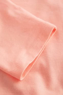 Langarmshirt Mit Moderner Raffung Apricot Mix & Match Baumwolle/Elasthan -Pyjamas Für Zuhause 1222162 10635 6