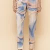 7/8-Hose Im Grafischen Druck Pastellfarben Mix & Match Baumwolle/Elasthan