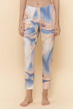 7/8-Hose Im Grafischen Druck Pastellfarben Mix & Match Baumwolle/Elasthan