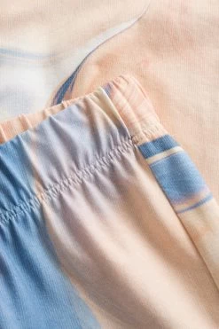 7/8-Hose Im Grafischen Druck Pastellfarben Mix & Match Baumwolle/Elasthan -Pyjamas Für Zuhause 1222170 16341 4