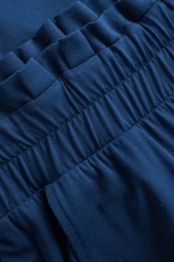 7/8-Pyjamahose Mit Bindeband Raffungen Blau Mix & Match Viskose/Elasthan -Pyjamas Für Zuhause 1222171 11714 5