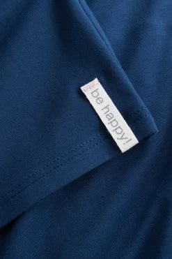 7/8-Pyjamahose Mit Bindeband Raffungen Blau Mix & Match Viskose/Elasthan -Pyjamas Für Zuhause 1222171 11714 6