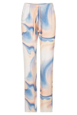 Pyjamahose Im Grafischen Druck Pastellfarben Taschen Mix & Match Baumwolle/Elasthan -Pyjamas Für Zuhause 1222172 16341 1