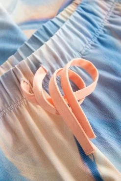 Pyjamahose Im Grafischen Druck Pastellfarben Taschen Mix & Match Baumwolle/Elasthan -Pyjamas Für Zuhause 1222172 16341 4