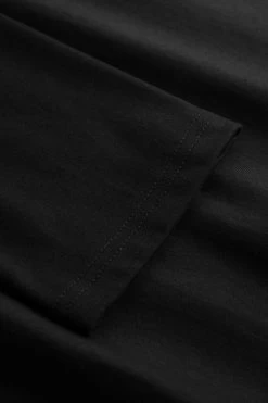 Pyjamashirt Mit Motivdruck "green Vibes Only" Schwarz Mix & Match 100% Baumwolle -Pyjamas Für Zuhause 1222191 10995 6