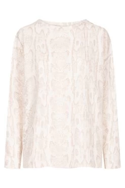 Sweatshirt Im Schlangenprint Animalprint Pastellfarben Baumwolle/Elasthan 14 Sweatshirt Im Schlangenprint Animalprint Pastellfarben Baumwolle/Elasthan -Pyjamas Für Zuhause 1223004 16712 62