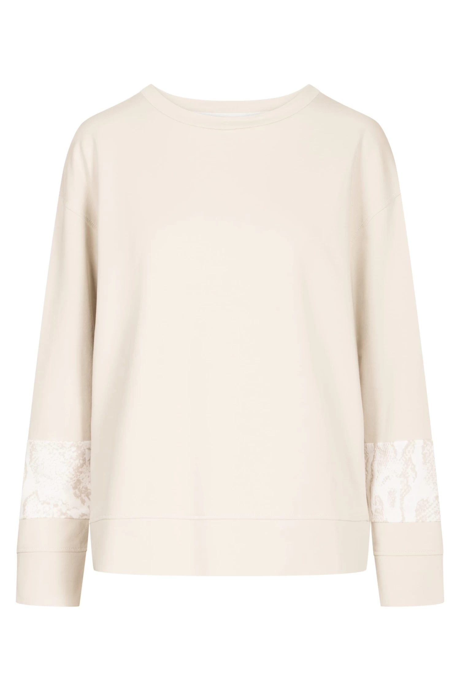 Sweatshirt Mit Details Im Schlangenprint Animalprint Pastellfarben Baumwolle/Elasthan 7 Sweatshirt Mit Details Im Schlangenprint Animalprint Pastellfarben Baumwolle/Elasthan - Image 7