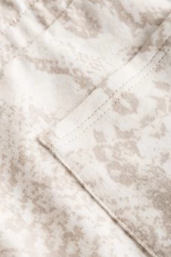 Sweathose Im Schlangenprint Animalprint Pastellfarben Loungehose Baumwolle/Elasthan -Pyjamas Für Zuhause 1223008 16712 53