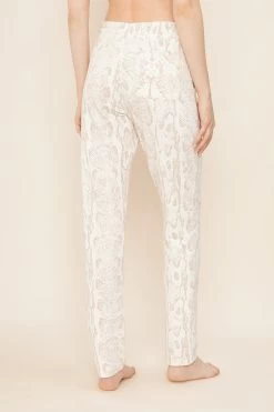 Sweathose Im Schlangenprint Animalprint Pastellfarben Loungehose Baumwolle/Elasthan -Pyjamas Für Zuhause 1223008 16712 71