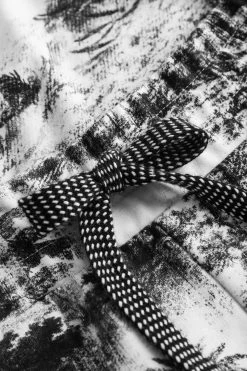 Sweathose Im Schwarz-weißen Palmendruck Bio-Baumwolle/Elasthan -Pyjamas Für Zuhause 1223038 16852 4