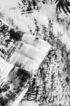 Sweathose Im Schwarz-weißen Palmendruck Bio-Baumwolle/Elasthan -Pyjamas Für Zuhause 1223038 16852 5