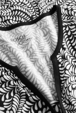 Bigshirt Im Grafikdruck Schwarz-Weiß Mit Frontnaht Große Größen Bis 54 -Pyjamas Für Zuhause 1223106 16818 3