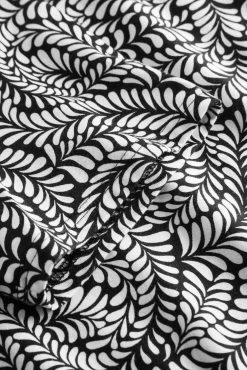 Bigshirt Im Grafikdruck Schwarz-Weiß Mit Frontnaht Große Größen Bis 54 -Pyjamas Für Zuhause 1223106 16818 4