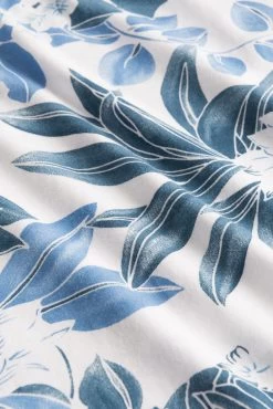 Nachthemd Kurzarm Im Blumenprint Blau-Töne Tailliert Baumwolle/Elasthan 10 Nachthemd Kurzarm Im Blumenprint Blau-Töne Tailliert Baumwolle/Elasthan -Pyjamas Für Zuhause 1223266 11573 4