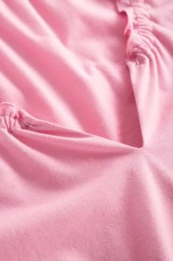 Pyjama Mit Romantischem Blütendruck Wellensaum Verspielt Baumwolle/Modal 10 Pyjama Mit Romantischem Blütendruck Wellensaum Verspielt Baumwolle/Modal -Pyjamas Für Zuhause 1223302 16400 33