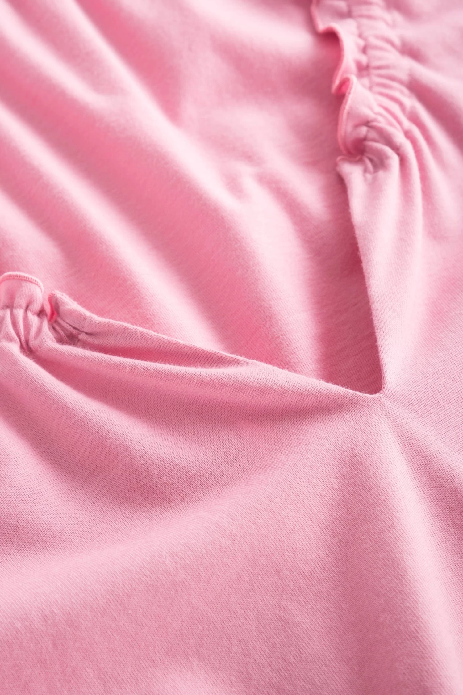 Pyjama Mit Romantischem Blütendruck Wellensaum Verspielt Baumwolle/Modal 4 Pyjama Mit Romantischem Blütendruck Wellensaum Verspielt Baumwolle/Modal - Image 4