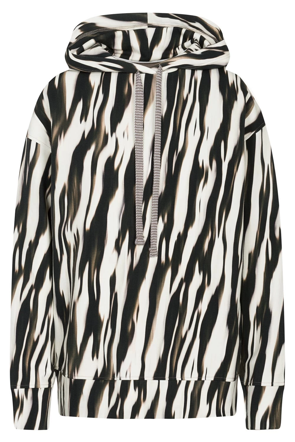 Kapuzen-Sweatshirt Im Zebra-Druck Animalprint Hoodie Bio-Baumwolle/Elasthan 2 Kapuzen-Sweatshirt Im Zebra-Druck Animalprint Hoodie Bio-Baumwolle/Elasthan - Image 2