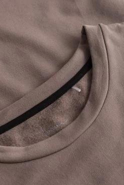 Sweatshirt Mit Stickerei "thanks" Braun Rundhals Bio-Baumwolle/Elasthan 11 Sweatshirt Mit Stickerei "thanks" Braun Rundhals Bio-Baumwolle/Elasthan -Pyjamas Für Zuhause 1223402 10385 4