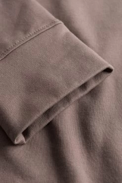 Sweatshirt Mit Stickerei "thanks" Braun Rundhals Bio-Baumwolle/Elasthan 12 Sweatshirt Mit Stickerei "thanks" Braun Rundhals Bio-Baumwolle/Elasthan -Pyjamas Für Zuhause 1223402 10385 5