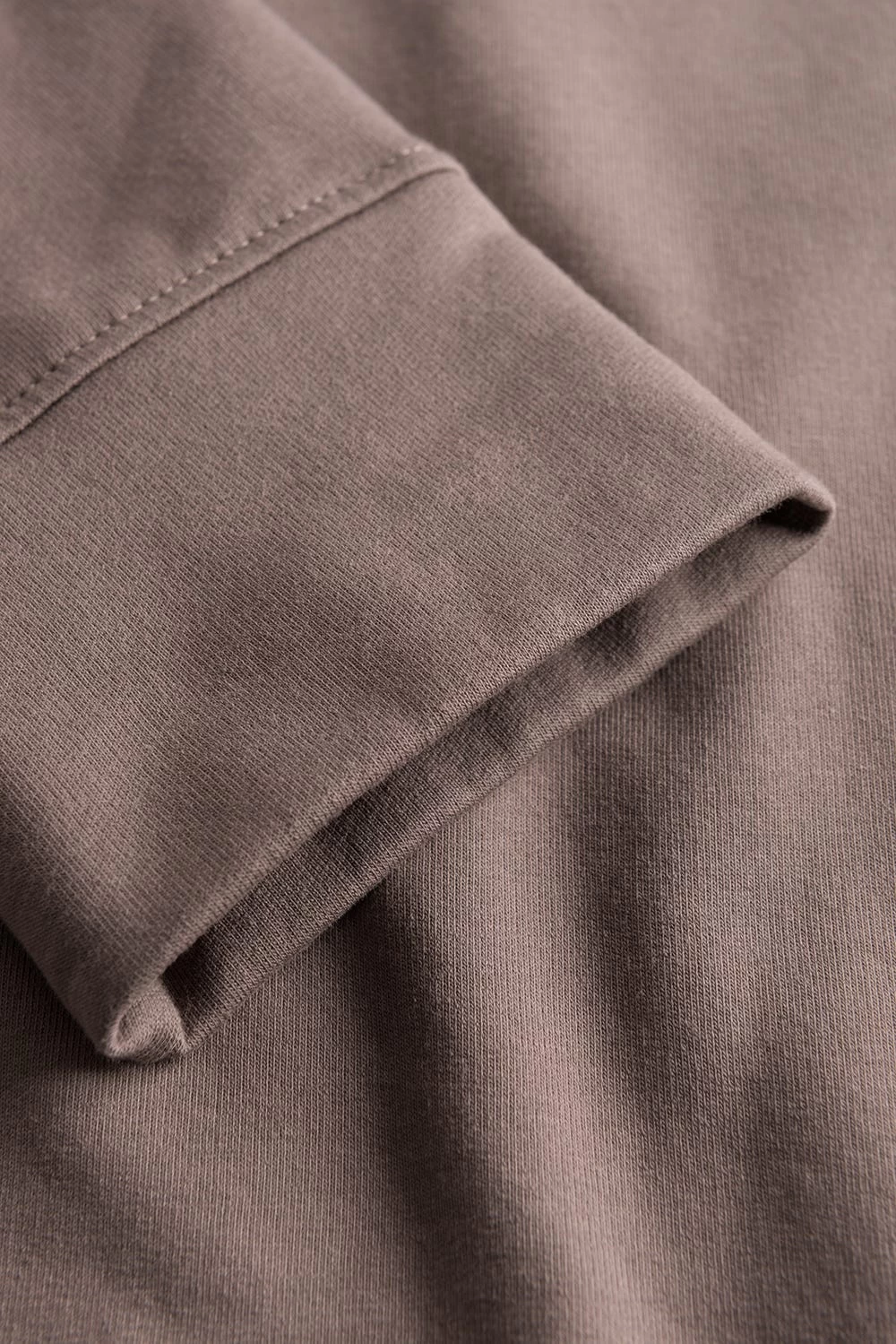 Sweatshirt Mit Stickerei "thanks" Braun Rundhals Bio-Baumwolle/Elasthan 6 Sweatshirt Mit Stickerei "thanks" Braun Rundhals Bio-Baumwolle/Elasthan - Image 6