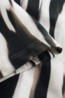 Sweathose Im Zebra-Druck Animalprint Loungehose Bio-Baumwolle/Elasthan -Pyjamas Für Zuhause 1223403 16572 5