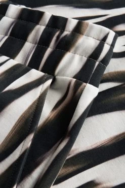 Sweathose Im Zebra-Druck Animalprint Loungehose Bio-Baumwolle/Elasthan -Pyjamas Für Zuhause 1223403 16572 6