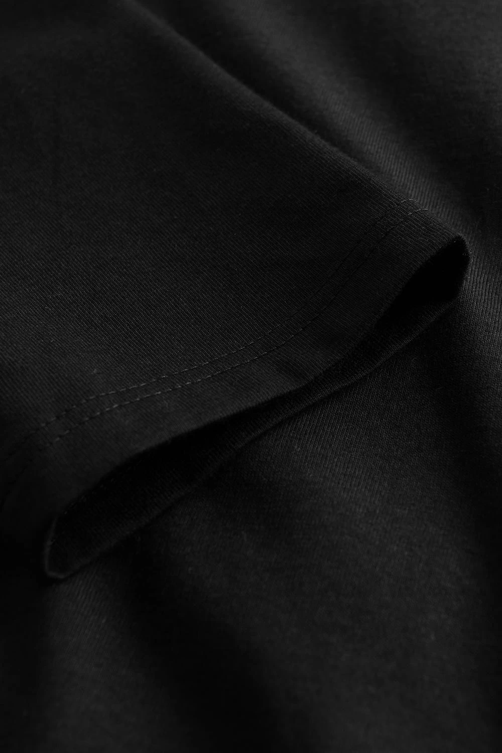 Langarmshirt Mit Schriftzug "love Yourself, Love The Planet" Schwarz 100% Bio-Baumwolle 6 Langarmshirt Mit Schriftzug "love Yourself, Love The Planet" Schwarz 100% Bio-Baumwolle - Image 6