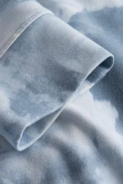 Sweatjacke Im Blauen Batik-Druck Hoodie Kapuze Bio-Baumwolle/Elasthan 12 Sweatjacke Im Blauen Batik-Druck Hoodie Kapuze Bio-Baumwolle/Elasthan -Pyjamas Für Zuhause 1223416 11714 5