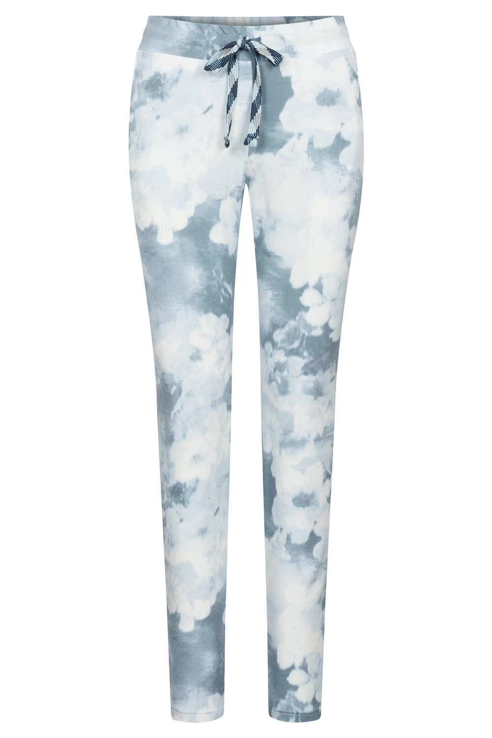 Sweathose Im Blauen Batik-Druck Bio-Baumwolle/Elasthan 2 Sweathose Im Blauen Batik-Druck Bio-Baumwolle/Elasthan - Image 2