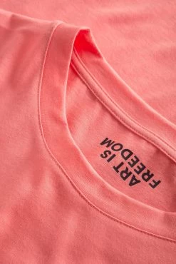 T-Shirt Mit Motivdruck "hero" Halbarm Korall Lässig Mix & Match 100% Bio-Baumwolle 11 T-Shirt Mit Motivdruck "hero" Halbarm Korall Lässig Mix & Match 100% Bio-Baumwolle -Pyjamas Für Zuhause 1223440 11570 4