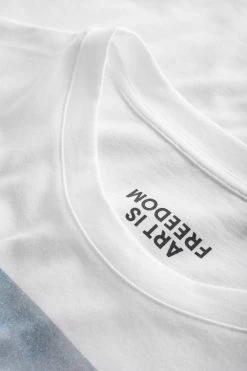 T-Shirt Mit Großem Motivdruck Halbarm Weiß Lässig Mix & Match 100% Bio-Baumwolle -Pyjamas Für Zuhause 1223441 11710 4