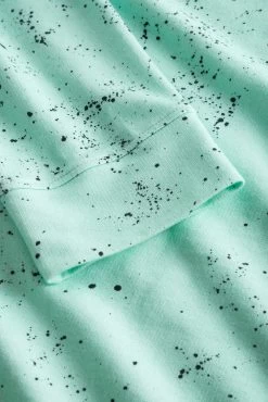 Sweatshirt Mit Schriftzug "hero" Im Farbspritzer-Druck Mintgrün Mix & Match Bio-Baumwolle/Elasthan -Pyjamas Für Zuhause 1223442 16389 12