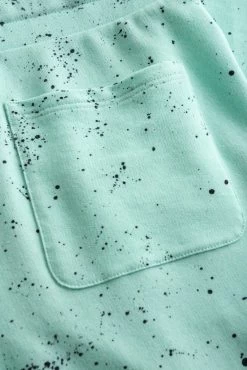 Sweathose Im Farbspritzer-Druck Mintgrün Mix & Match Bio-Baumwolle/Elasthan -Pyjamas Für Zuhause 1223444 16389 5