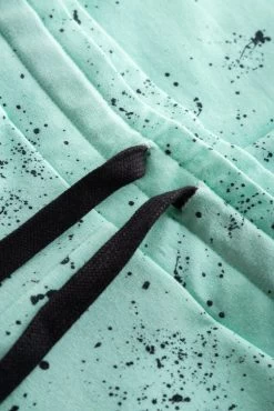 Sweathose Im Farbspritzer-Druck Mintgrün Mix & Match Bio-Baumwolle/Elasthan -Pyjamas Für Zuhause 1223444 16389 6