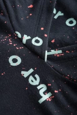 Sweatshirt Im Motivdruck "hero" Auf Farbspritzern Hoodie Mix & Match Bio-Baumwolle/Elasthan -Pyjamas Für Zuhause 1223445 16351 4