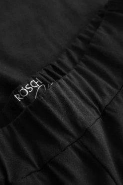 7/8-Hose In Schwarz Uni Puristisch Pyjamahose Mix & Match Baumwolle/Modal Große Größen Bis 54 -Pyjamas Für Zuhause 1223473 10995 4