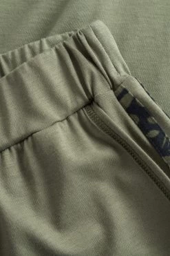 Pyjamahose Mit Aufgenähten Bändern In Druck Grün Mix & Match Baumwolle/Modal Große Größen Bis 54 -Pyjamas Für Zuhause 1223476 11633 4