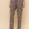 Pyjamahose Im Puristischen Leoparden-Druck Animalprint Mix & Match Baumwolle/Modal
