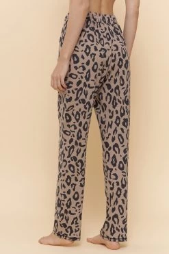 Pyjamahose Im Puristischen Leoparden-Druck Animalprint Mix & Match Baumwolle/Modal -Pyjamas Für Zuhause 1223482 11572 2